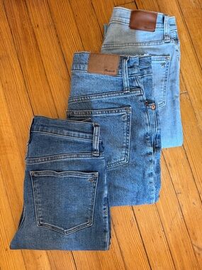 THREE Madewell Jeans size 25